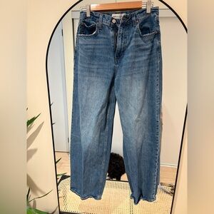 Denim Forum Classic Blue 90s low rise baggy
